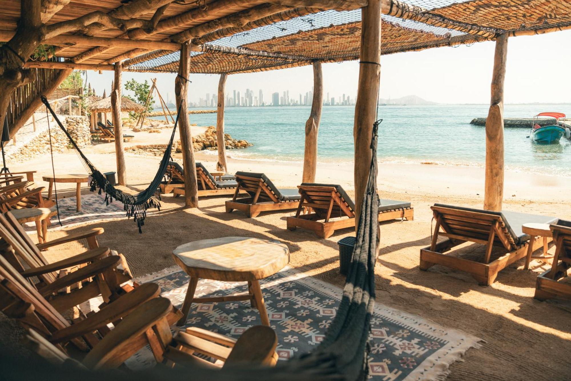Éteka Slow Beach Hotel Cartagena Exterior foto