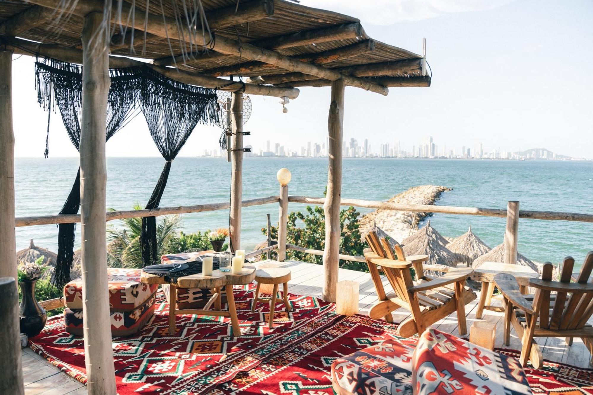 Éteka Slow Beach Hotel Cartagena Exterior foto