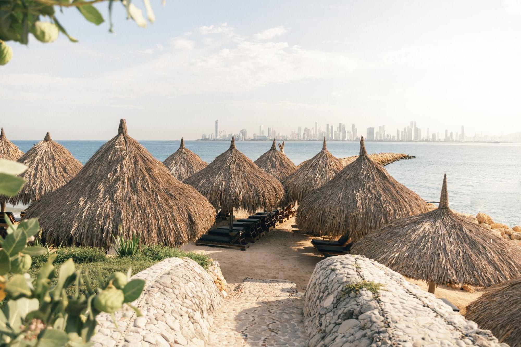 Éteka Slow Beach Hotel Cartagena Exterior foto