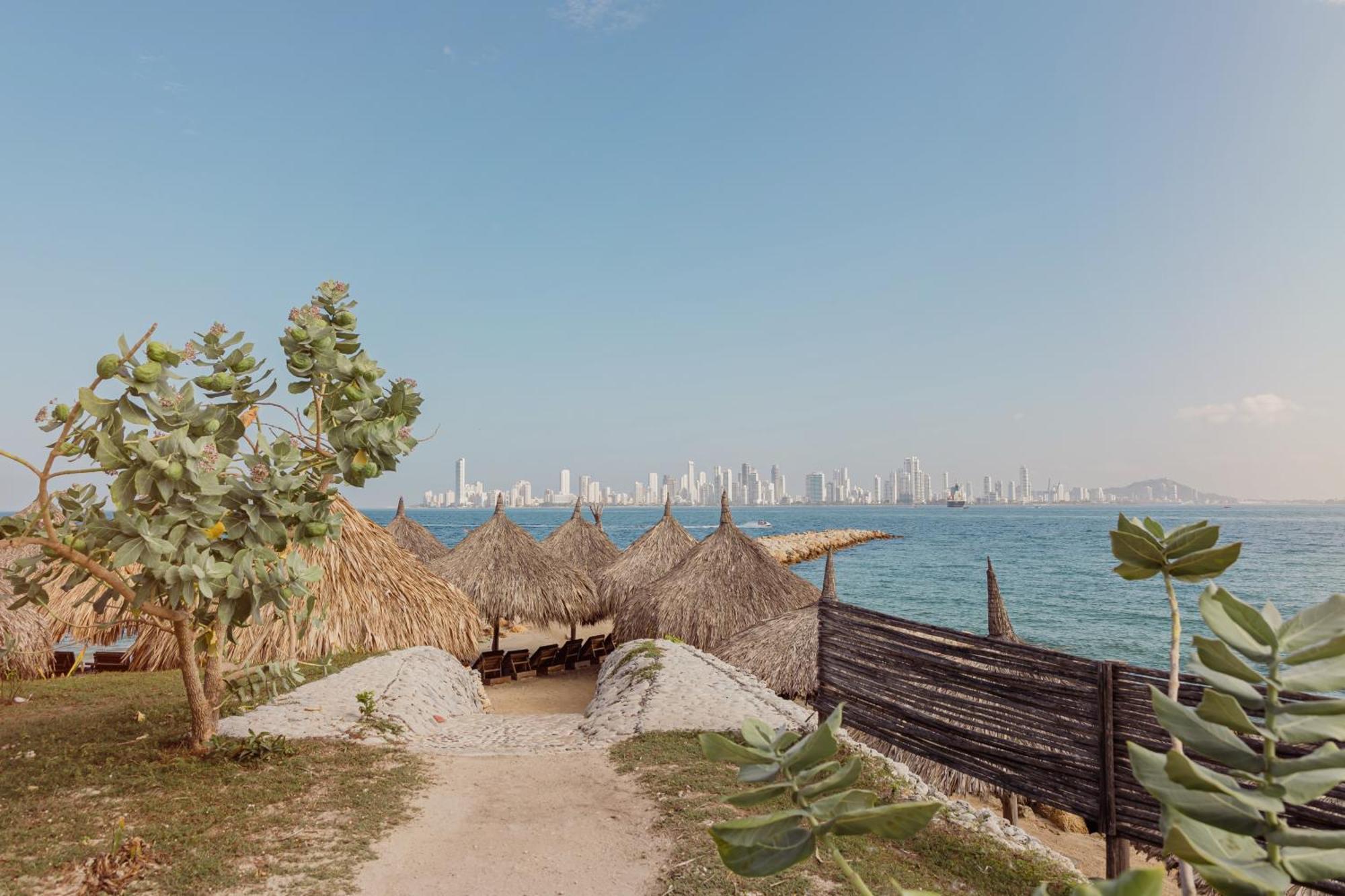 Éteka Slow Beach Hotel Cartagena Exterior foto